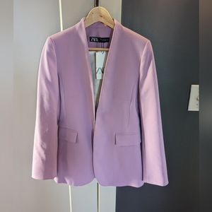 NWT Zara Lilac Blazer